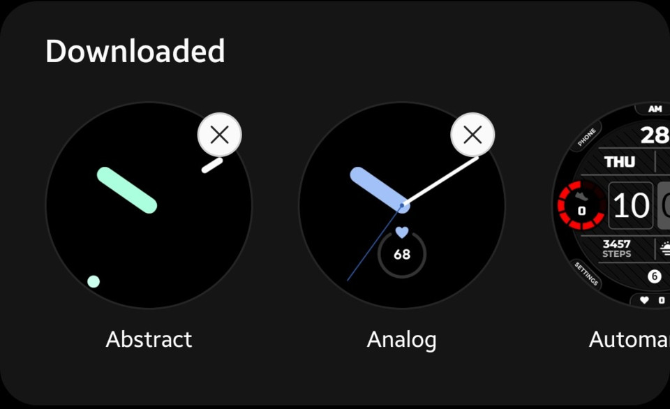 Pixel Watch Faces Screenshots for Galaxy Watch4 Manager 3