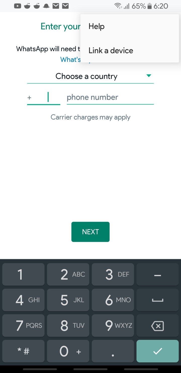 WhatsApp Companion Mode Screenshot 1