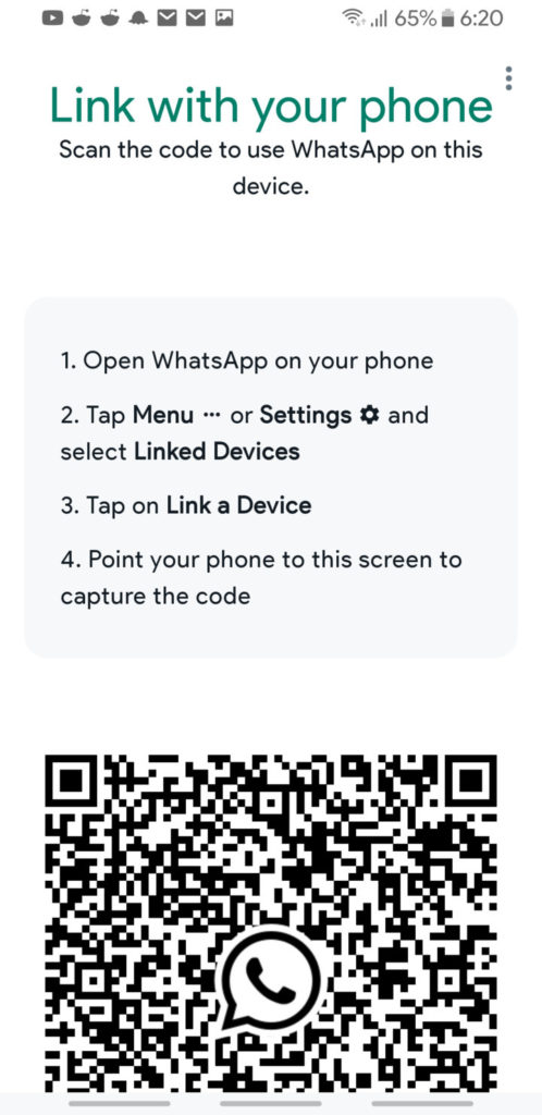 WhatsApp Companion Mode Screenshot 2