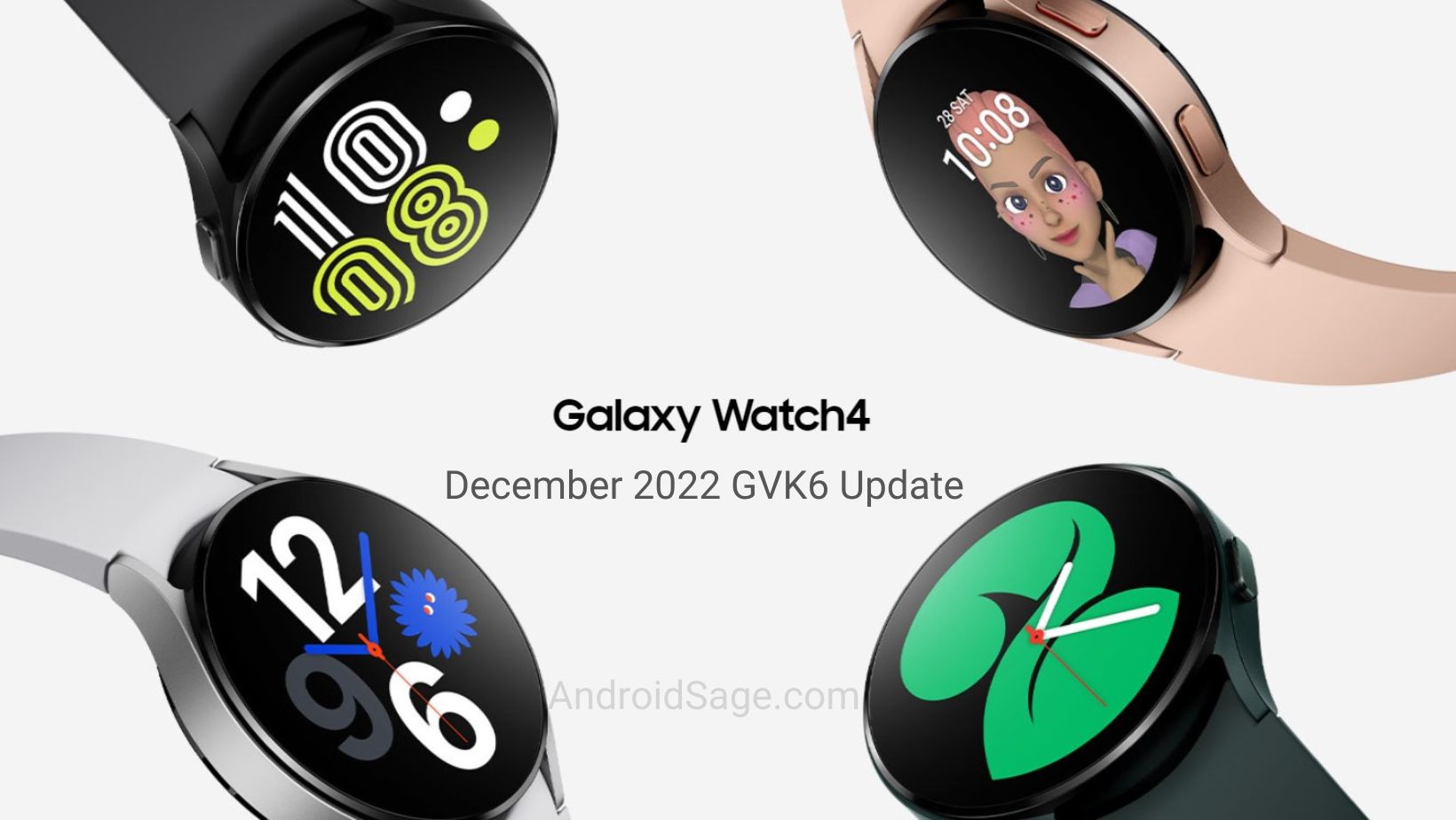 Samsung Galaxy Watch 4 December 2022 Update GVK6