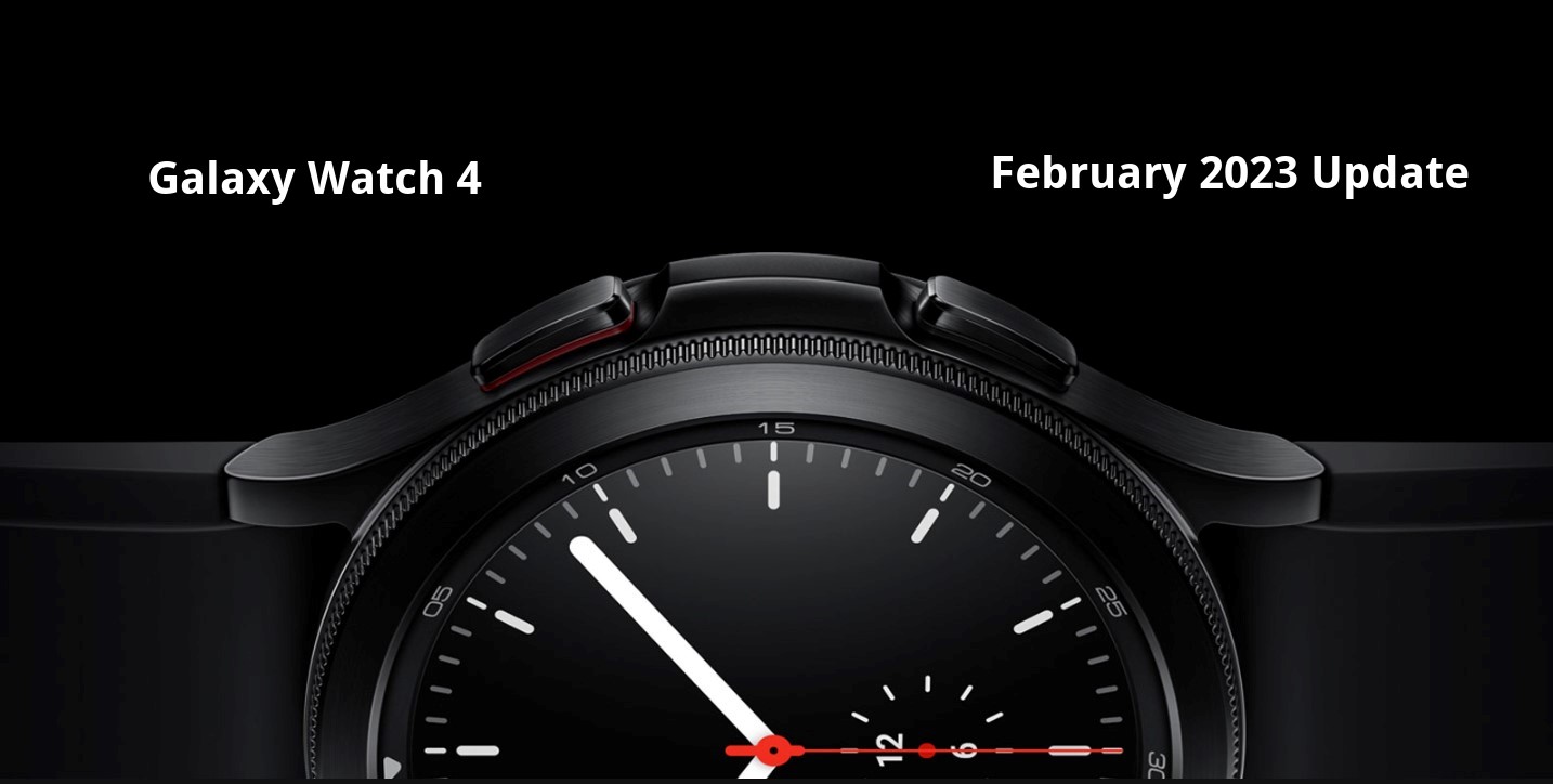 Galaxy Watch 4 February 2023 update GWB1 OTA update one ui 5.1