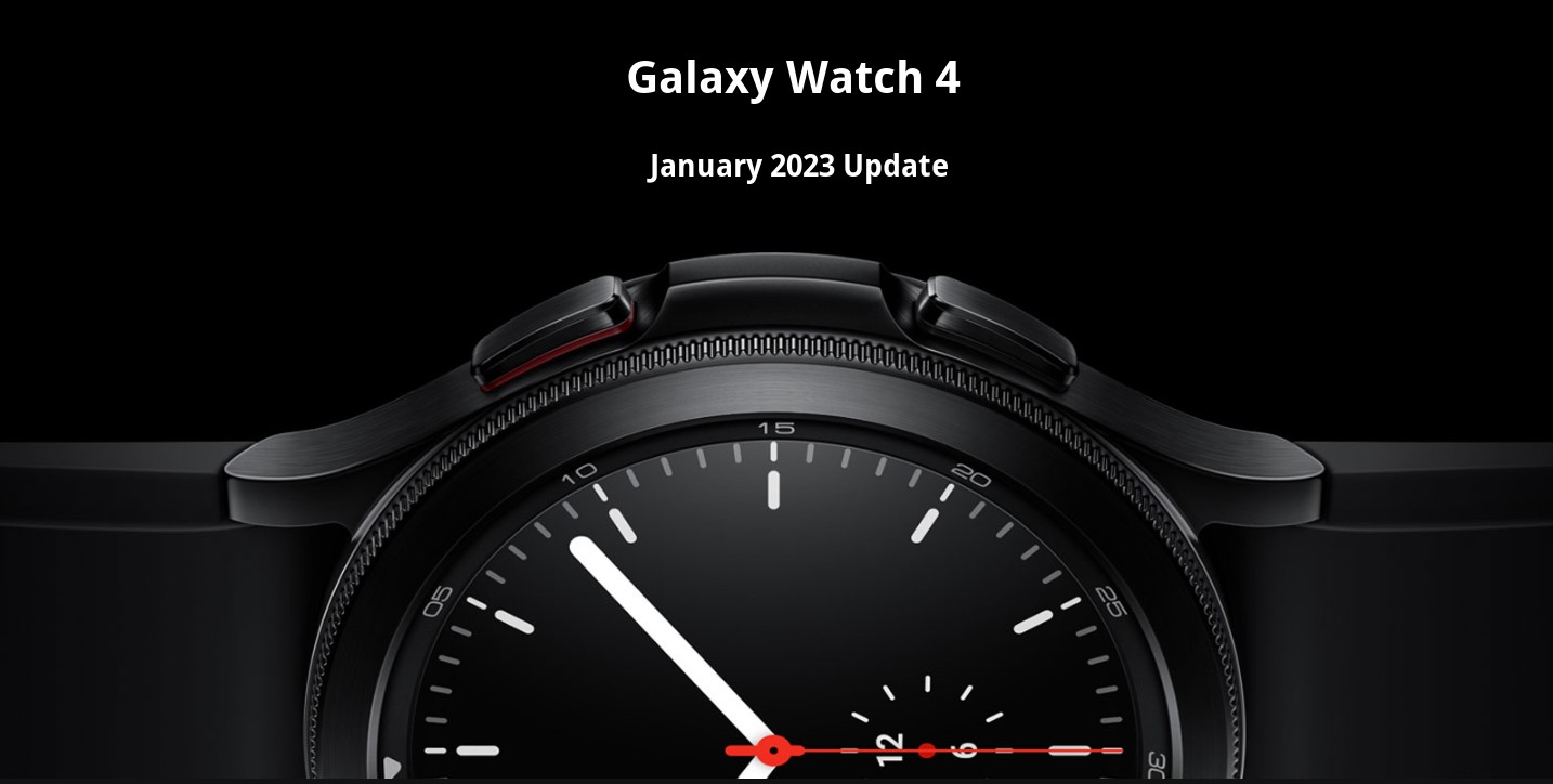 Galaxy Watch 4 January 2023 update GWA3