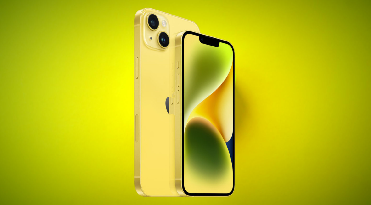 iPhone 14 Yellow Wallpapers Download