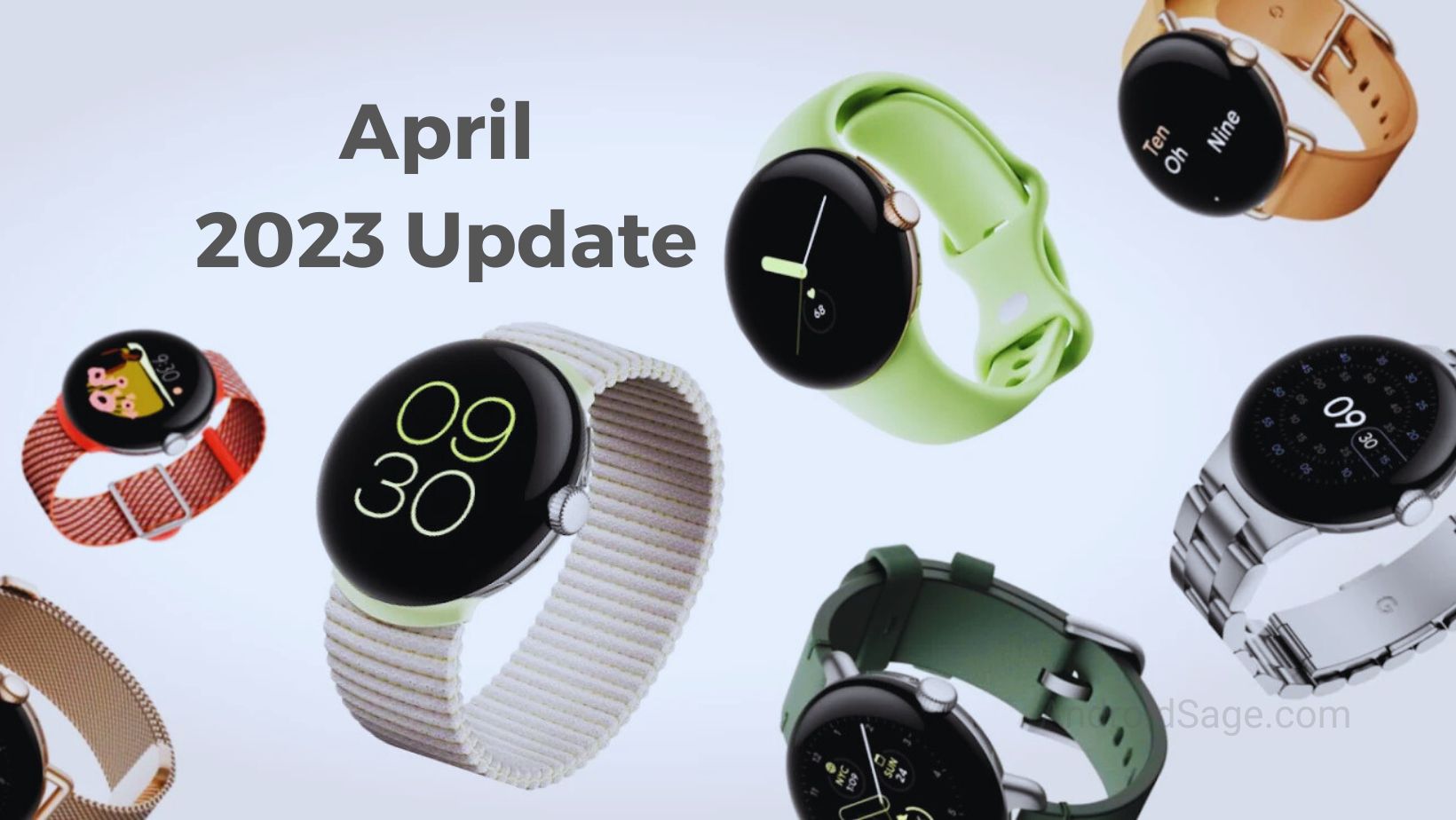 Google Pixel Watch April 2023 update