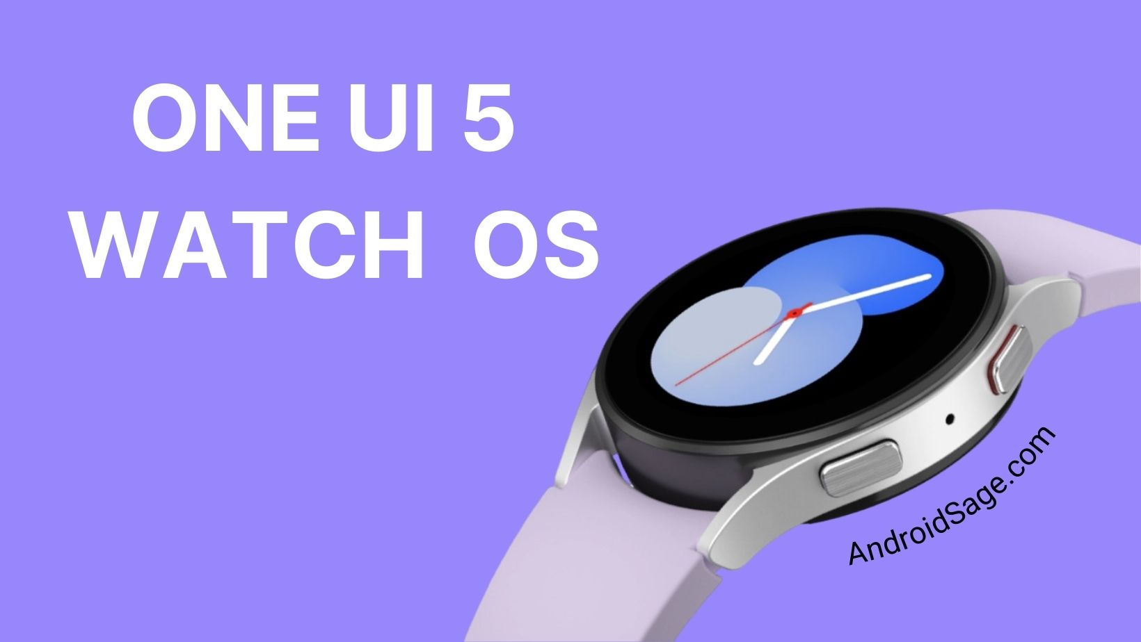 Samsung ONE UI 5 WATCH OS