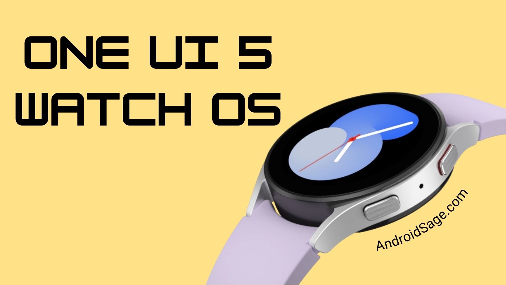 Galaxy Watch 4 Wear OS 4 official update One UI 5 Watch OS