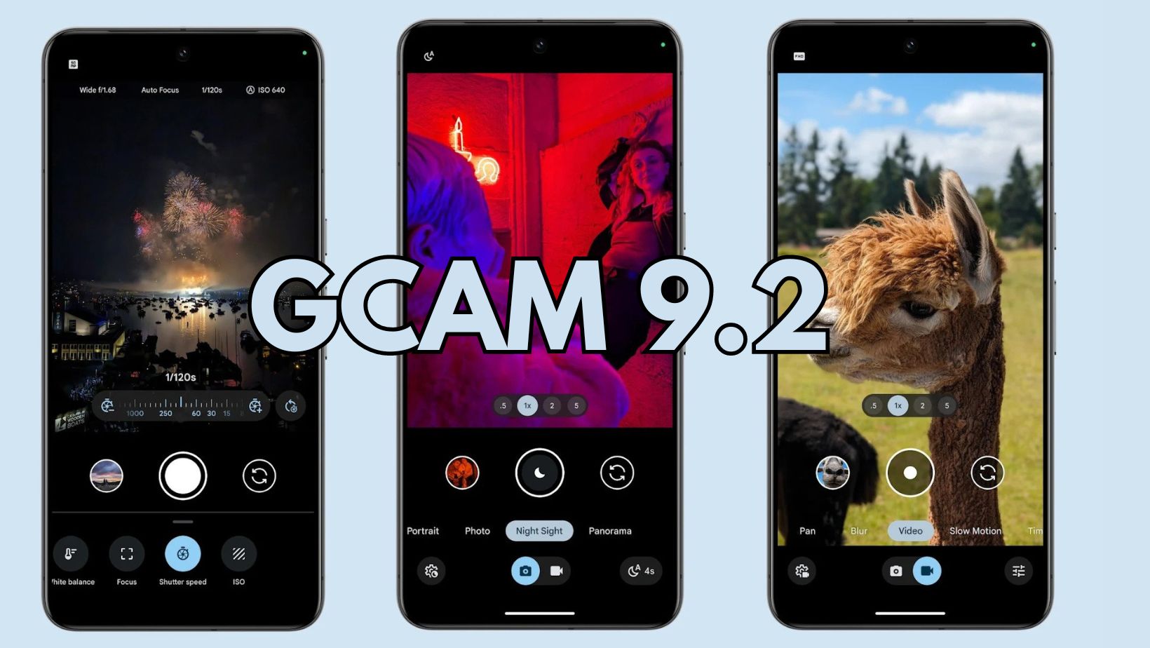 Download GCAM 9.2 APK with Video Boost, Night Sight in Time Lapse, and more