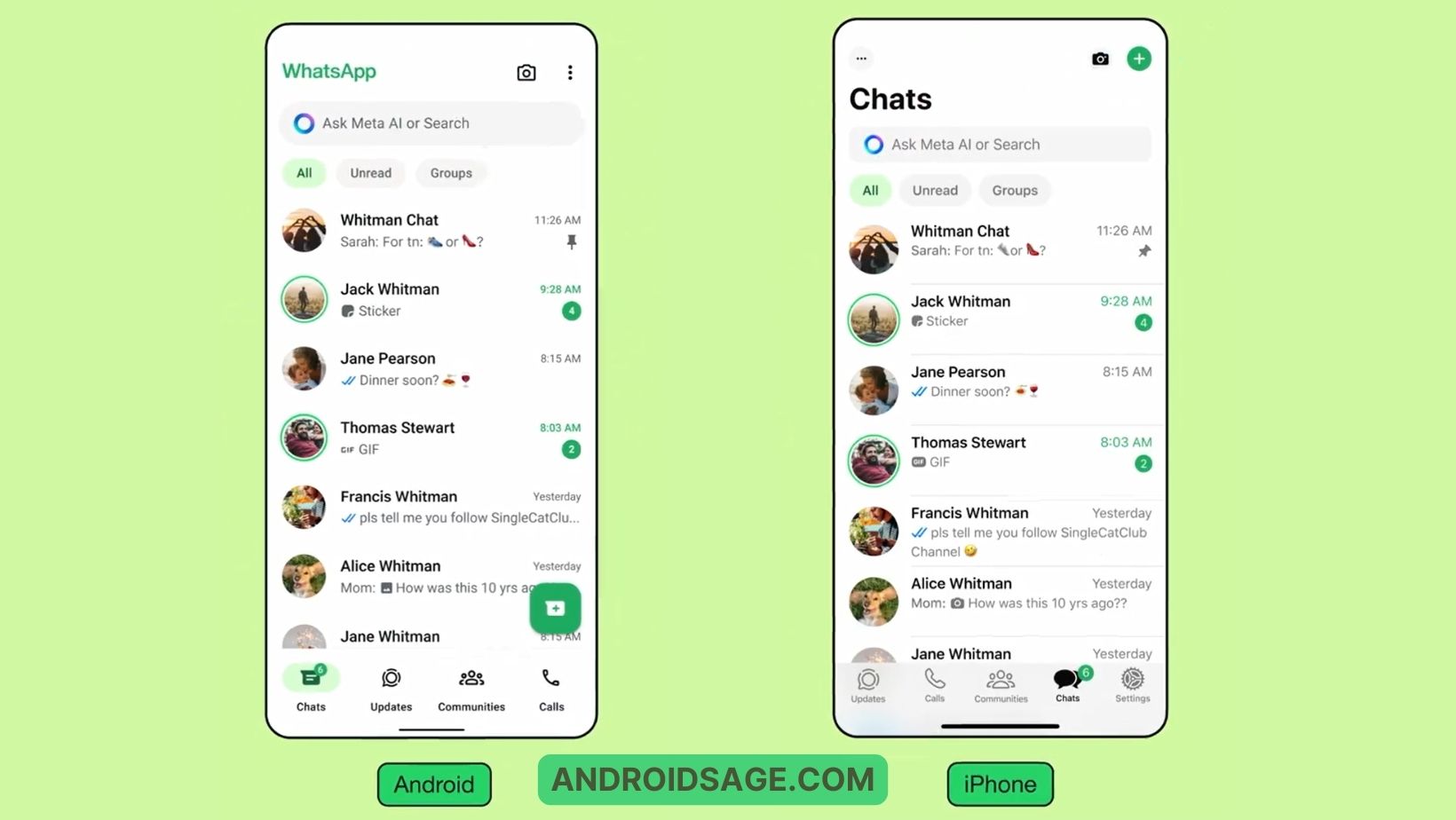 Download WhatsApp APK with New Design and Meta AI