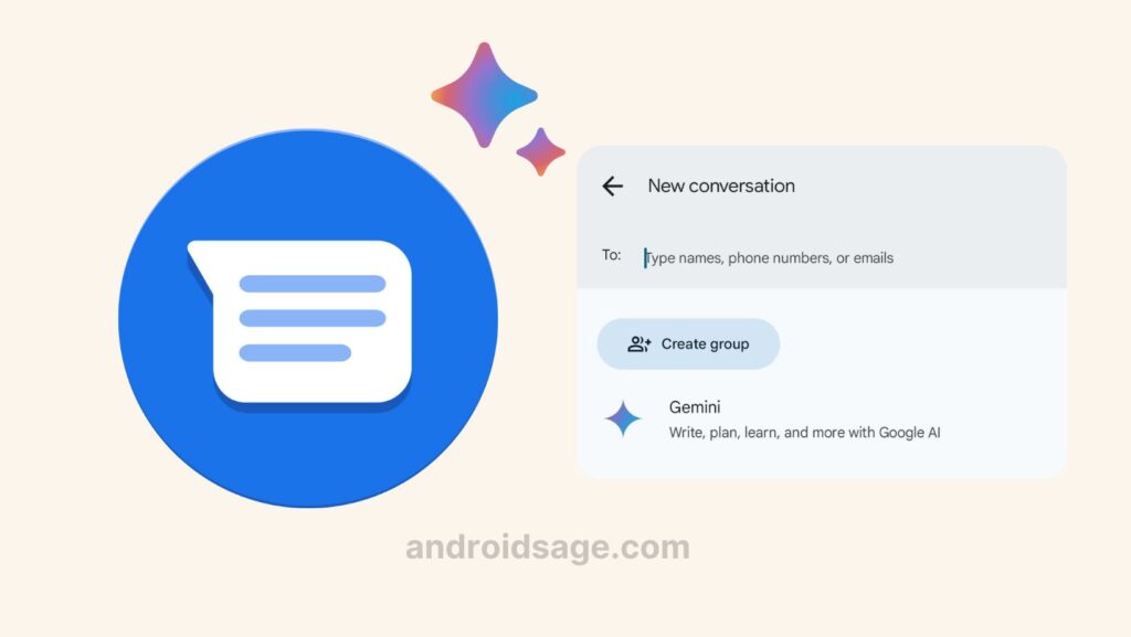 Gemini AI available for more users via Google Messages RCS Chat APK