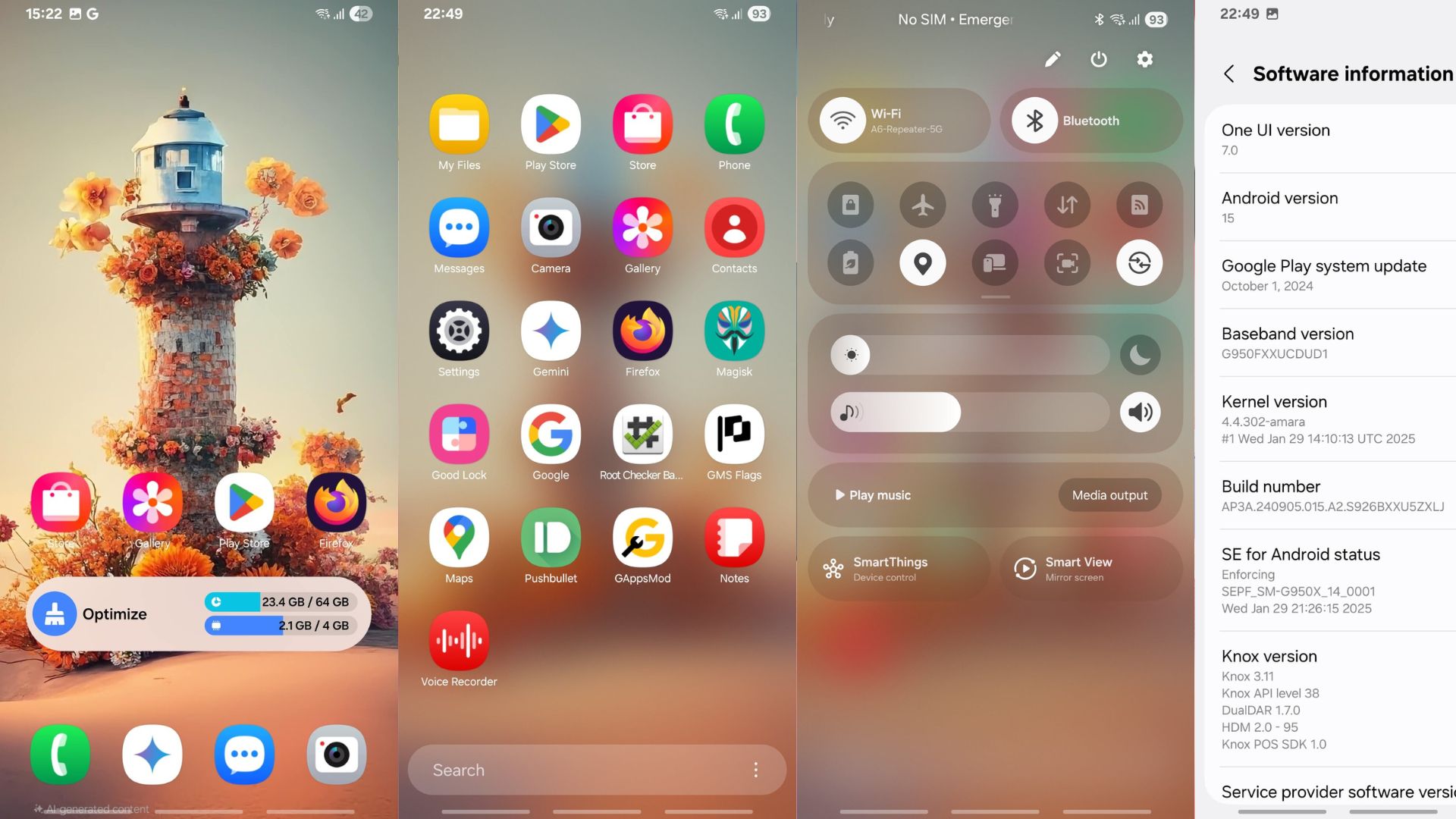 update samsung android 9