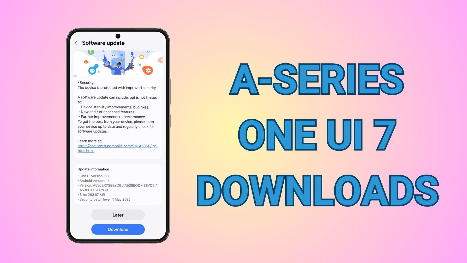 Download One UI 7 for Samsung Galaxy A-Series Phones with AI Features 1 Download One UI 7 for Samsung Galaxy A-Series Phones Globally