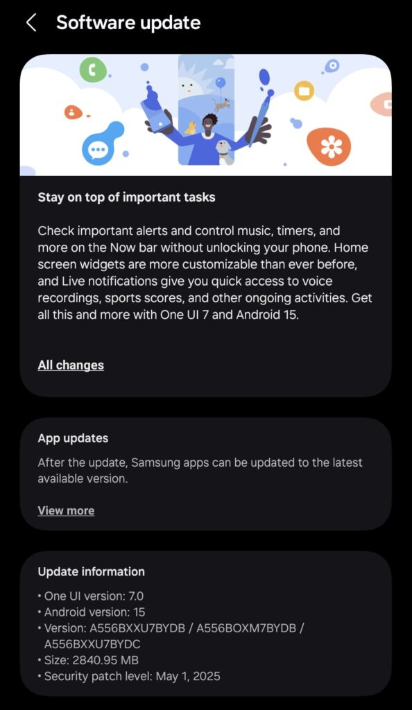 Download One UI 7 for Samsung Galaxy A-Series Phones with AI Features 2 One UI 7 for Galaxy A55