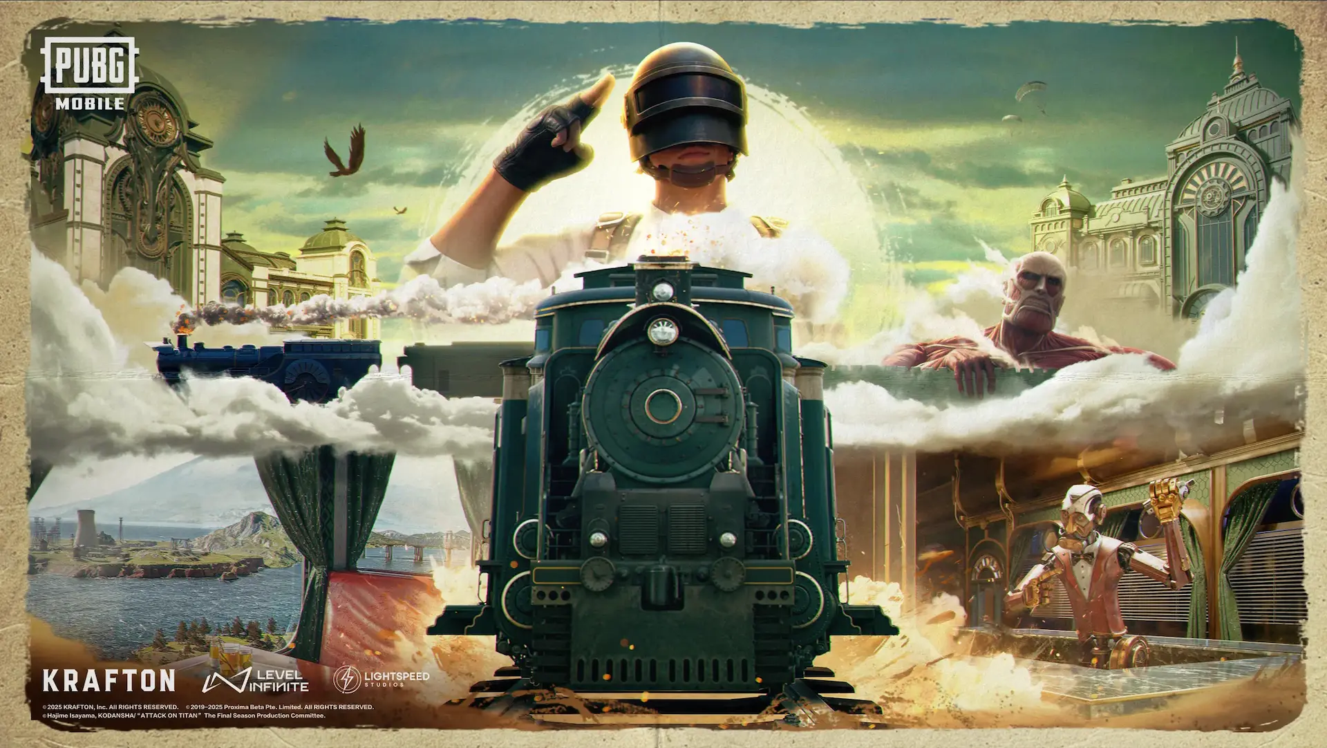 PUBG Mobile 3.8 Update: Steampunk Frontier Brings Attack on Titan Collaboration and Major Gameplay Innovations 1 PUBG Mobile 3.8 Update
