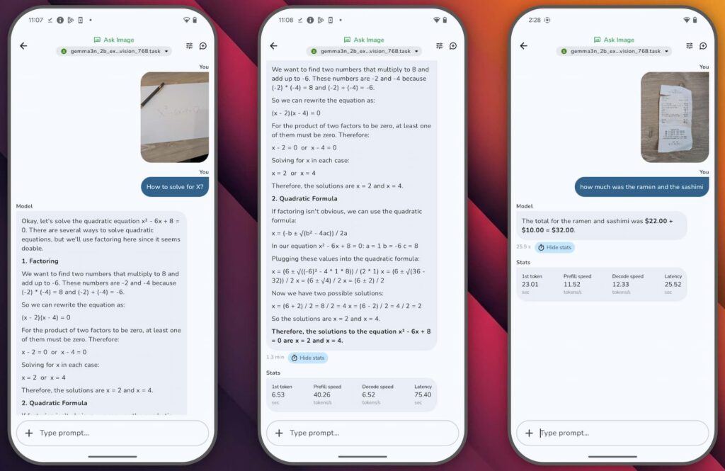 Download Google AI Edge Gallery: Run Any Generative AI Model Locally on your Phone 3 Google AI Edge Gallery screenshots
