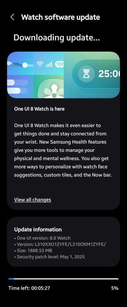 One UI 8 Watch Beta Downloads Live for Galaxy Watch 7/Ultra in the US (Full Changelog Here) 2 One UI 8 Watch Beta open for US Watch 7 and Ultra BT and T-Mobile versions