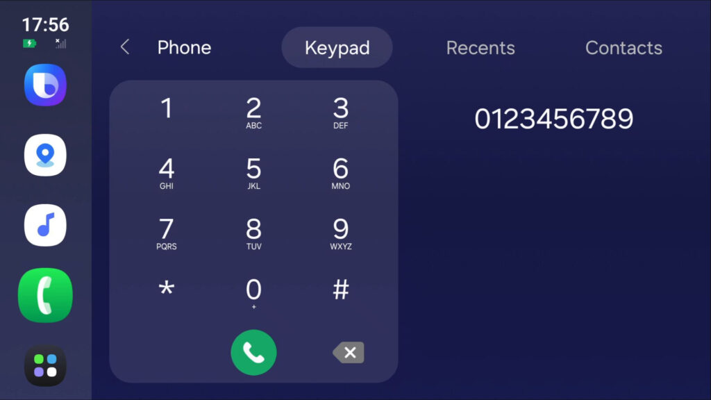 Samsung Auto + DeX: First Look at Android Auto Alternative for Cars on Galaxy Phones 14 Samsung Auto Dex Phone Dial