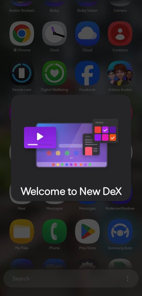 Samsung Auto + DeX: First Look at Android Auto Alternative for Cars on Galaxy Phones 5 Samsung Auto + DeX Setup