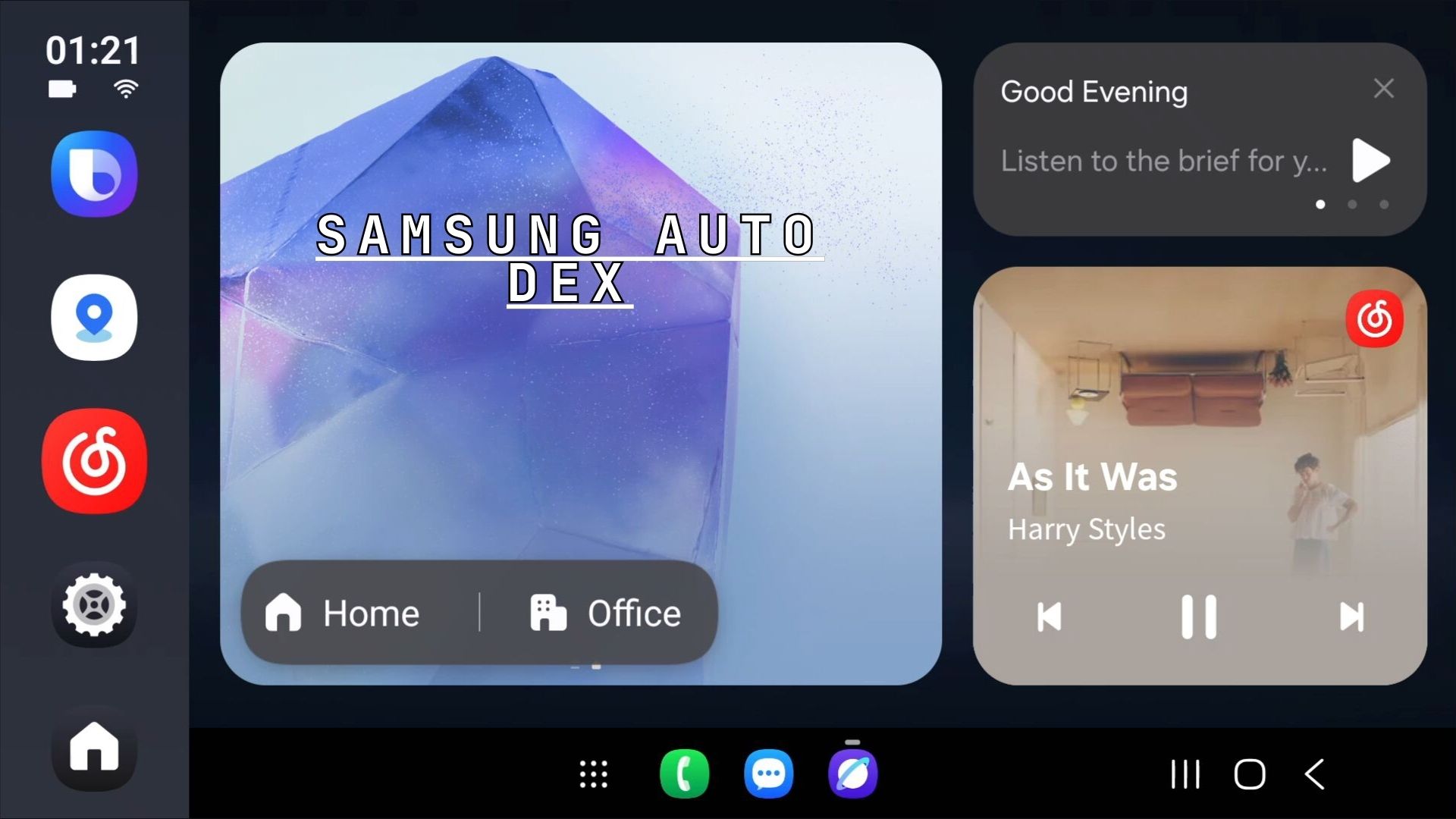 Samsung Auto + DeX: First Look at Android Auto Alternative for Cars on Galaxy Phones 1 Samsung Auto DeX