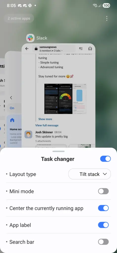 Download Samsung Home Up v17 Major App Update 4 Samsung Home Up v17 Update settings with One UI 8 support 3