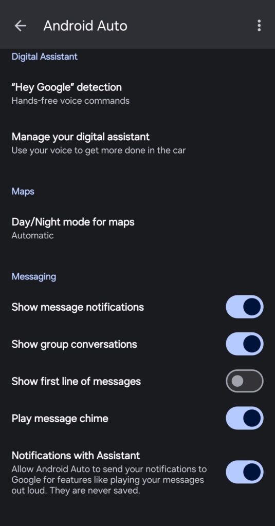 Download Android Auto 14.8 Beta: Revives Google Assistant and Gets a New Search Bar in Maps 2 Screenshot Manage your digital assistant Use your voice to get more done in the car Android Auto