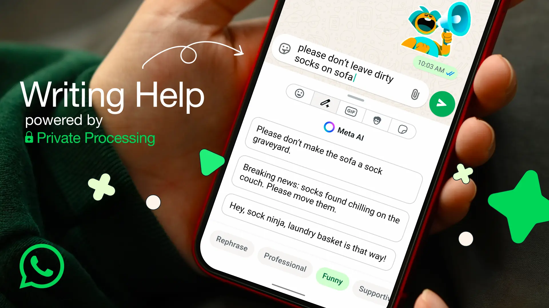 Now Meta adds AI Writing Tool to Rewrite WhatsApp Messages, But Do We Want It?