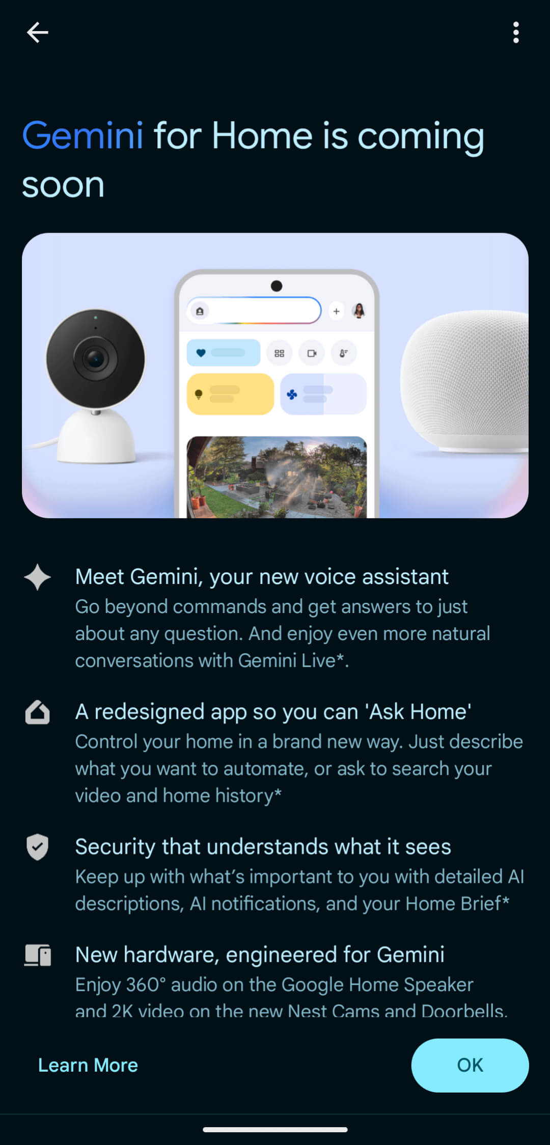 Gemini for Google Home rolling out outside United States