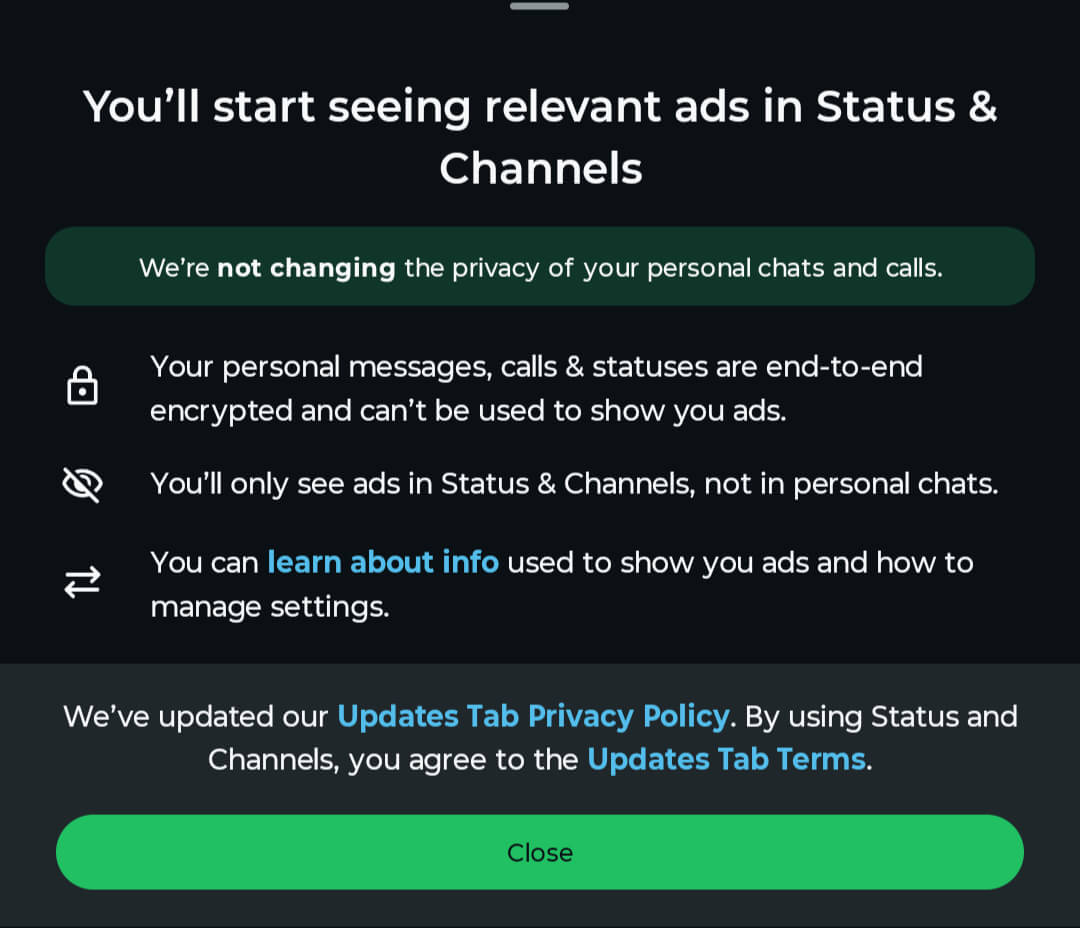 WhatsApp Ads on Status & Channels Rolling Out 7 WhatsApp ads