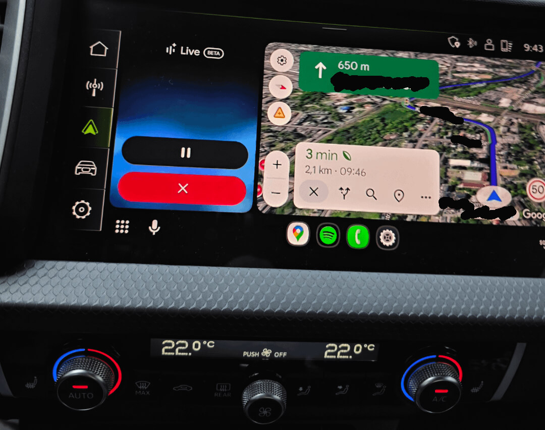 Major Android Auto 16 Beta Update Released! (Download Here) 7 Gemini Live on Android Auto 1