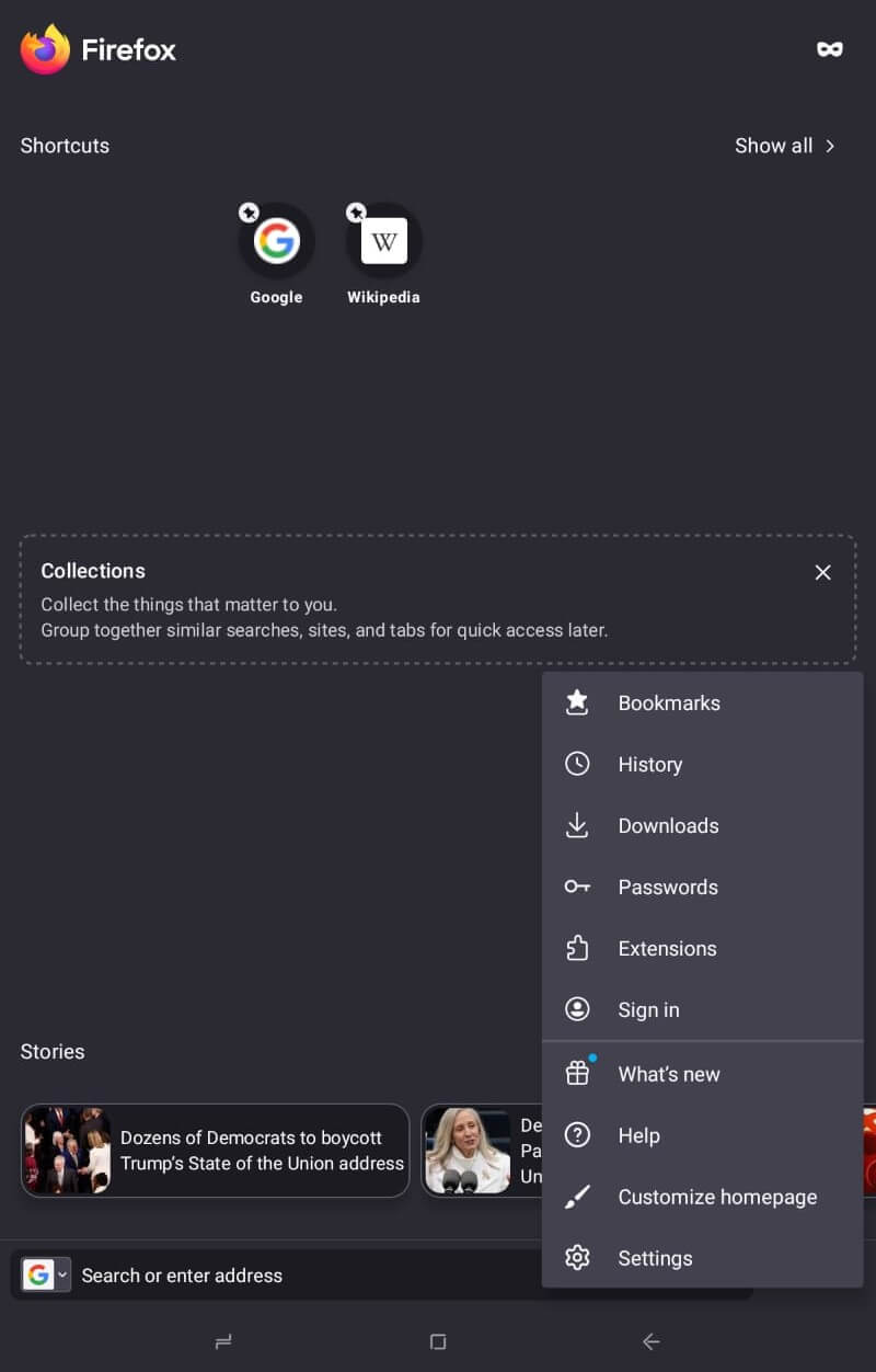 Firefox browser old version by androidsage.com