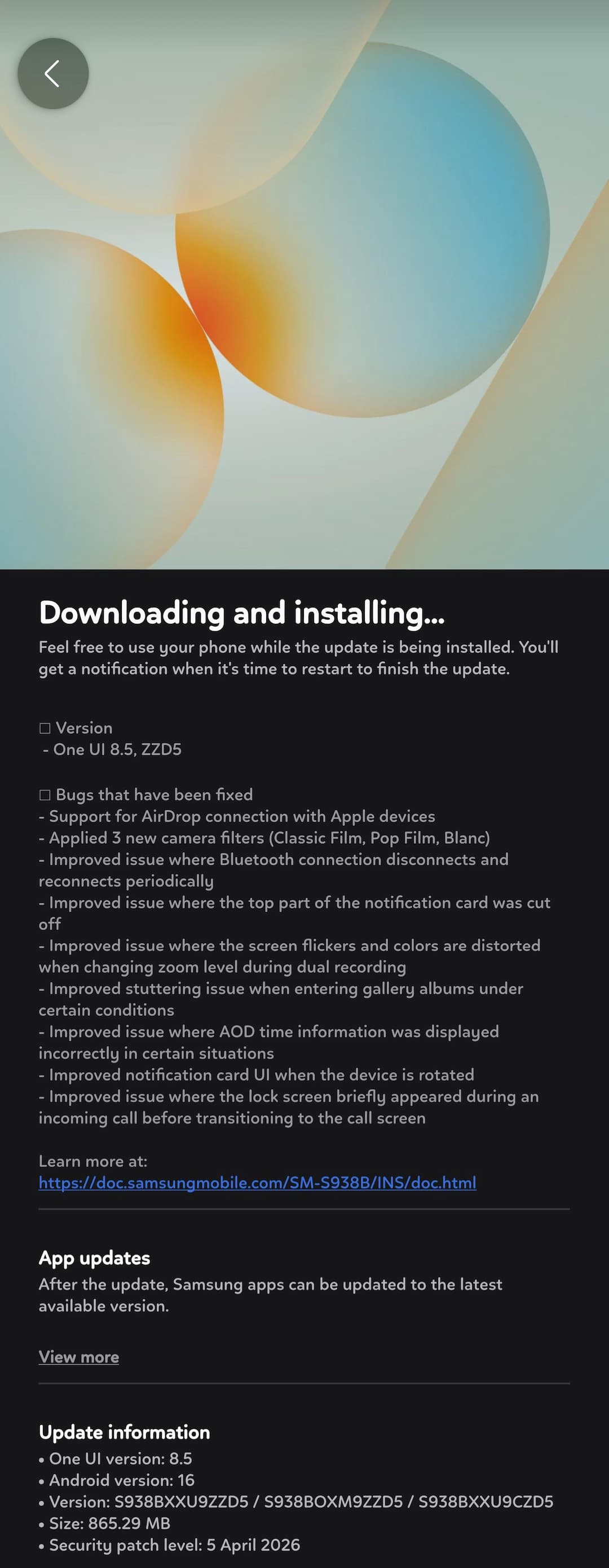 Samsung One UI 8.5 Beta 8 (ZZD5) Available for All Galaxy Phones with Quick Share Airdrop Update 7 One UI 8.5 Beta 8 or Beta 9 full changelog