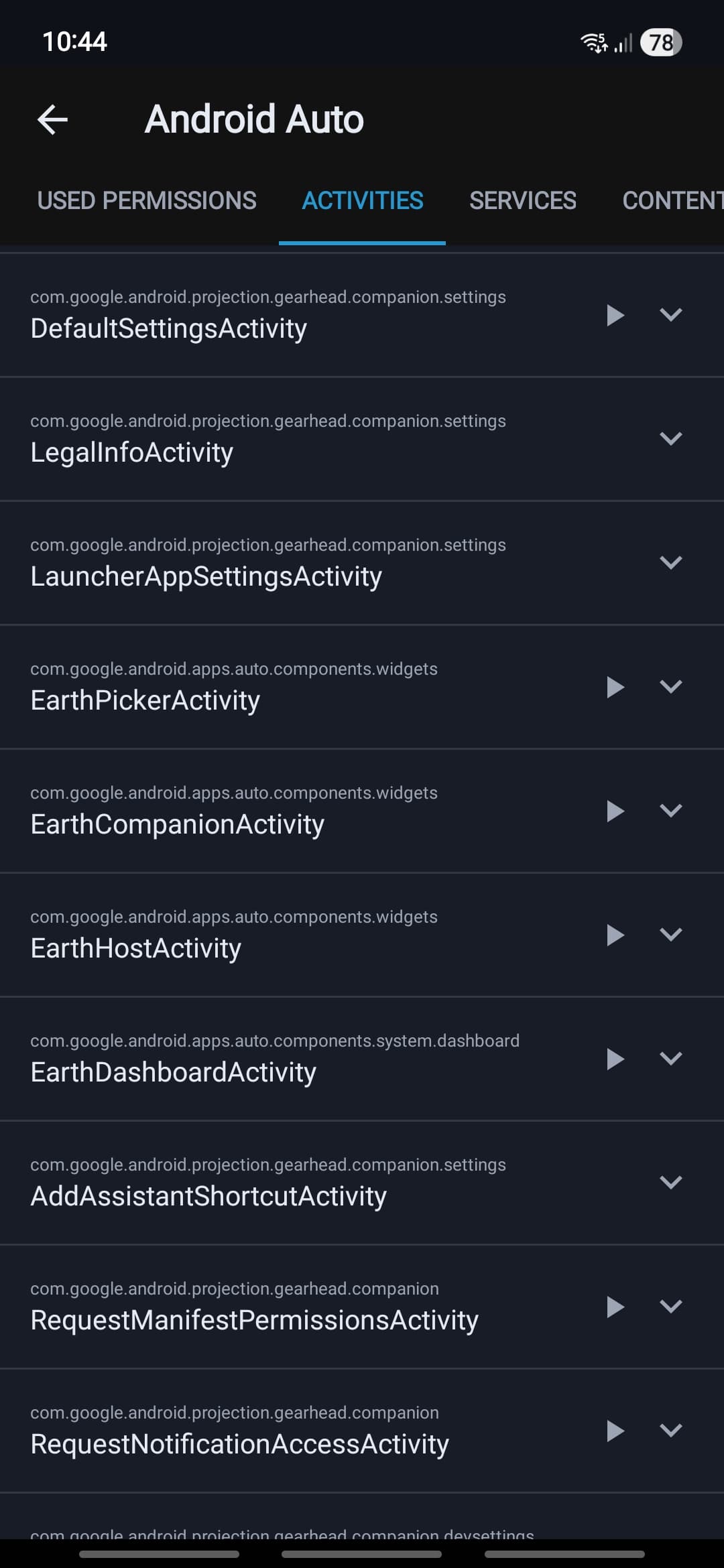 Widgets for Android Auto