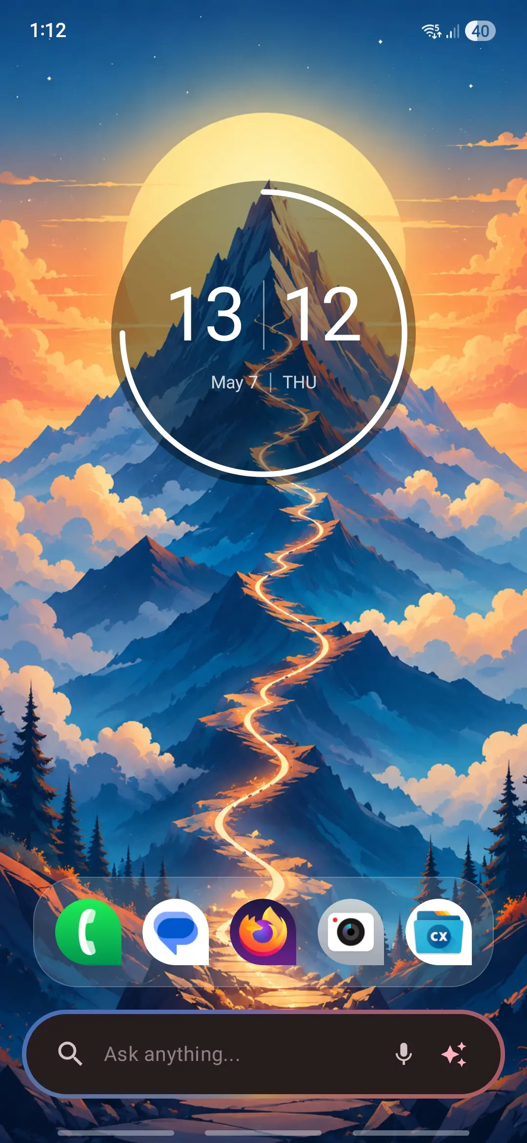 Expressive Launcher preview